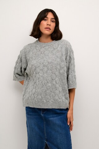 Kaffe Pullover 'malene' in Grau: Vorderseite