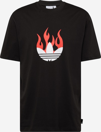 ADIDAS ORIGINALS Shirt in Orange red / Black / White, Item view