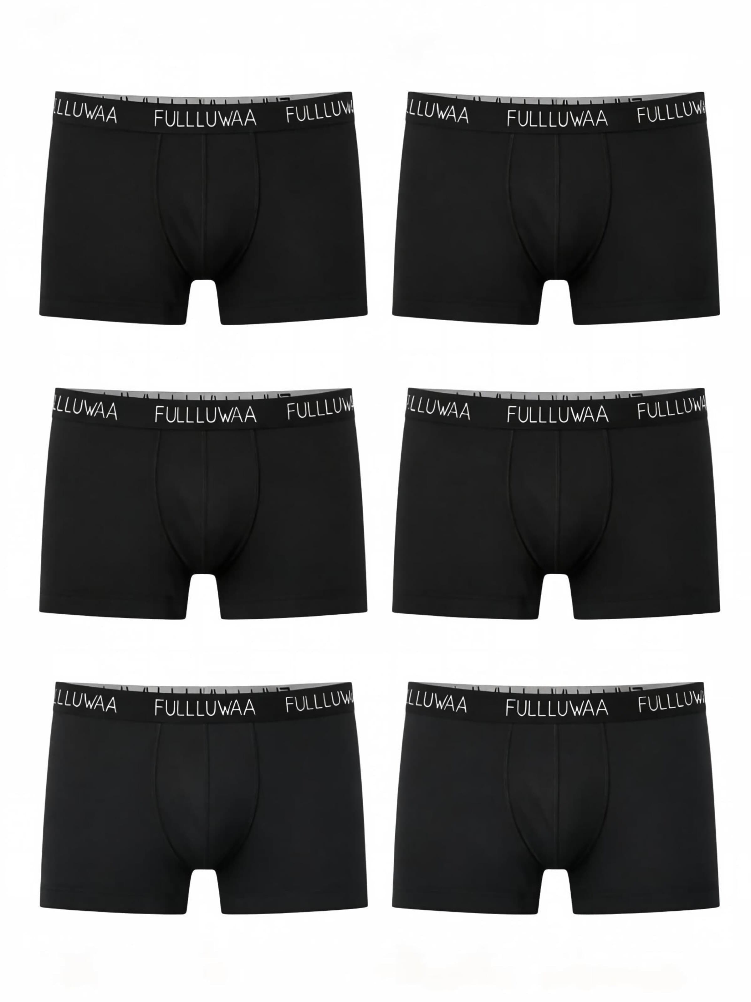 Fullluwaa Boxershorts 'Fullluwaa Boxer shorts'‌‌‌‌‌‌‌‌‌ in Schwarz: Vorderseite