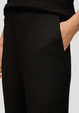 Wide Leg Pantalon s.Oliver en noir