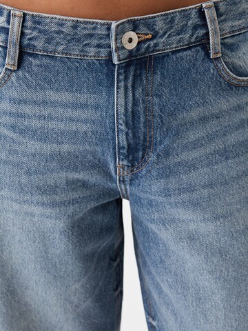 Loosefit Jean Bershka en bleu