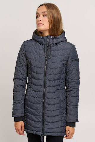 Oxmo Winter Jacket 'NELLY' in Blue: front