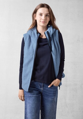 CECIL Vest in Blue: front