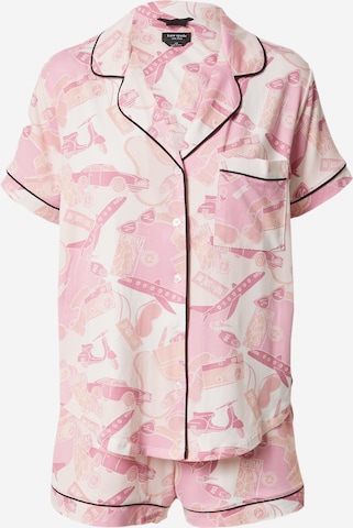 Kate Spade Korte pyjama in Roze: voorkant