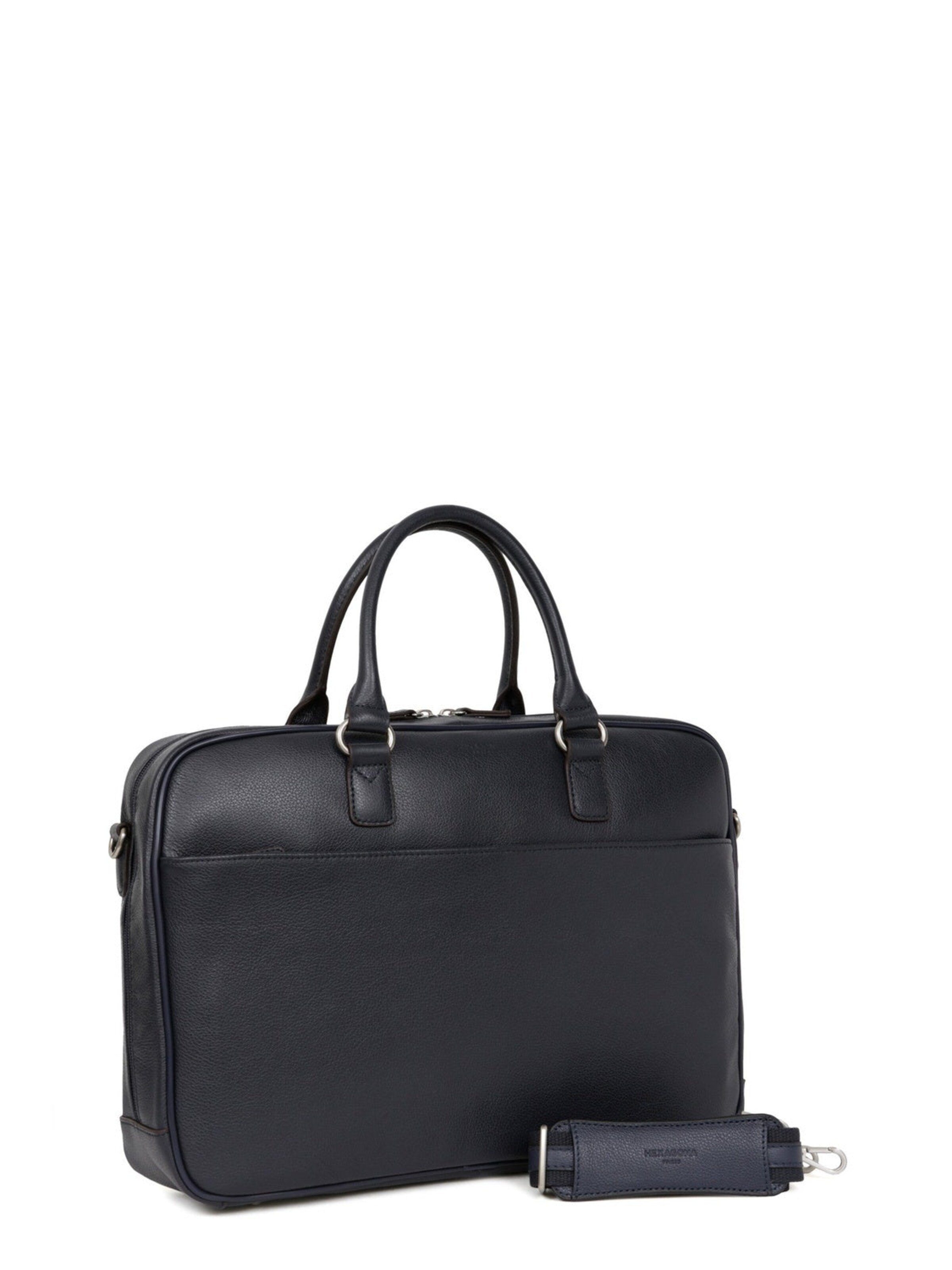 Borsa a mano 'Confort Business' di Hexagona in blu