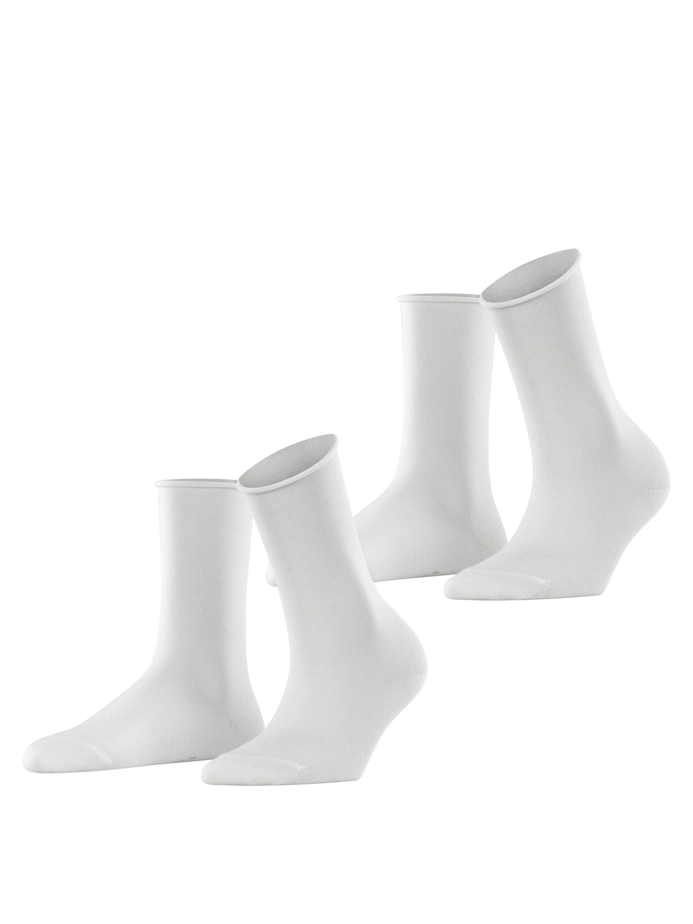 ESPRIT Socken 'Basic Pure 2-Pack'‌‌‌ in Weiß: Vorderseite