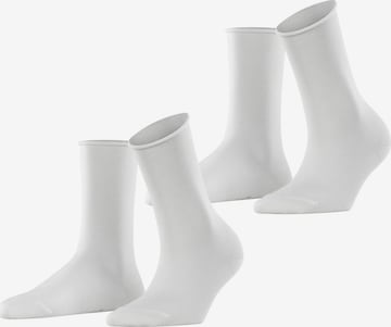 ESPRIT Socken 'Basic Pure 2-Pack' in Weiß: Vorderseite
