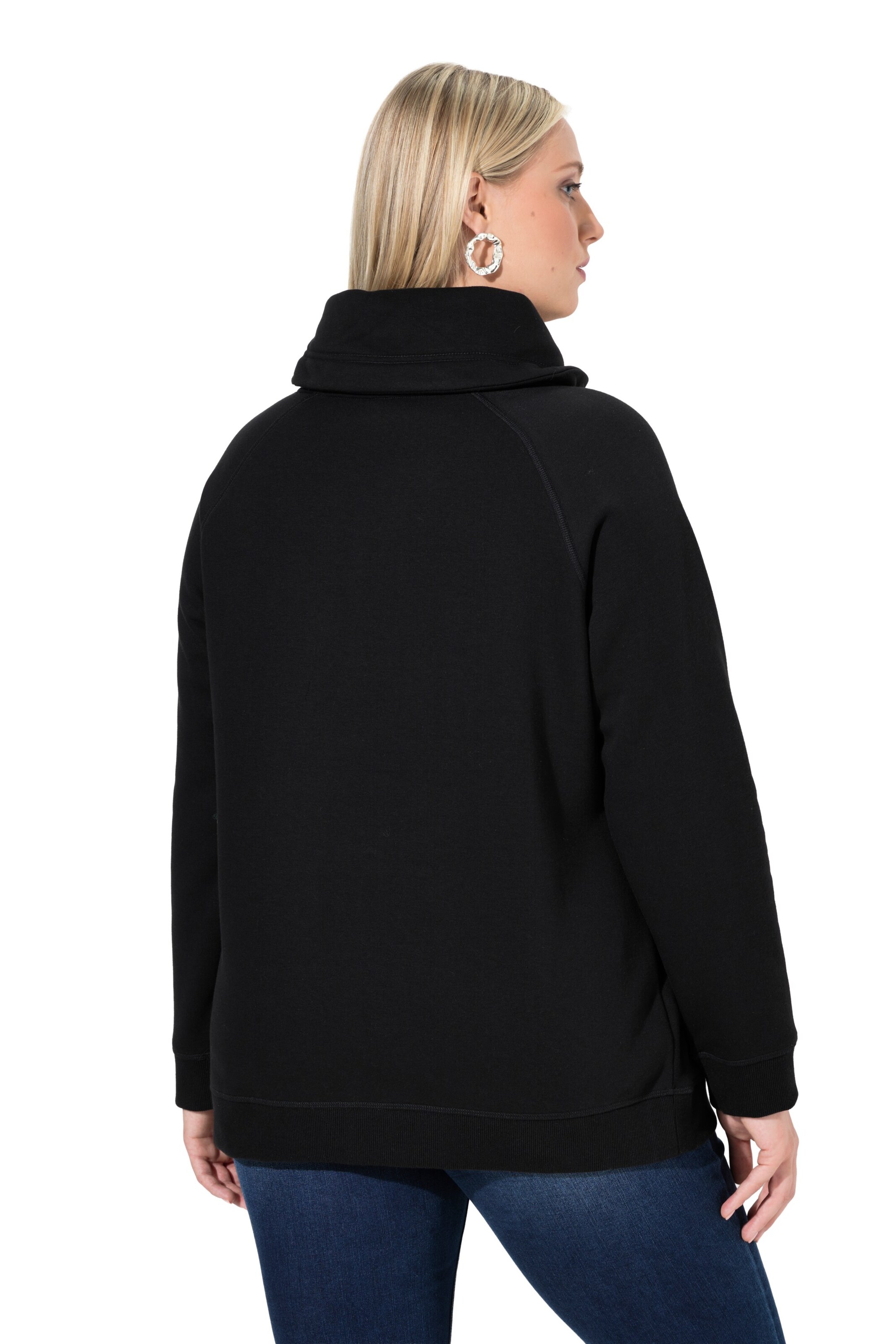 Ulla Popken Sweatshirt in Black
