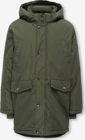 KIDS ONLY Winter Jacket 'Oliver' in Green: front