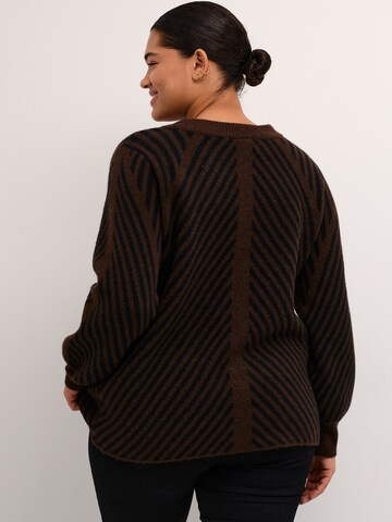 Pull-over 'Very' KAFFE CURVE en marron