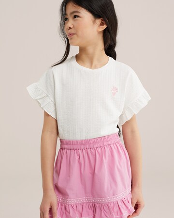 WE Fashion Shirt in Beige: voorkant