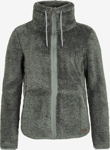 PROTEST Fleece jas 'RIRI' in Groen: voorkant
