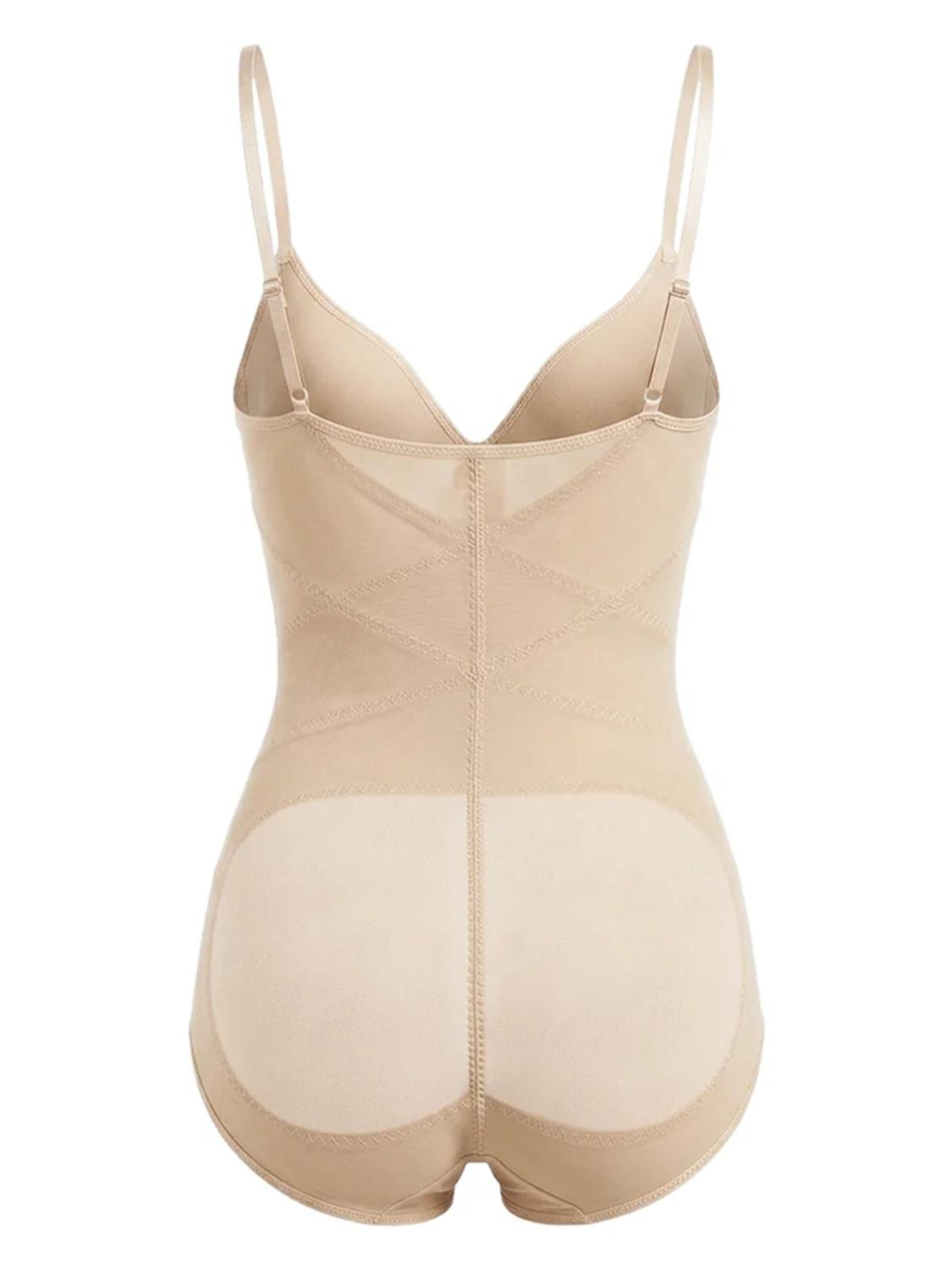 Shapetape Shapingbody 'Corrigerende bodysuit met verstelbare bandjes' in Beige