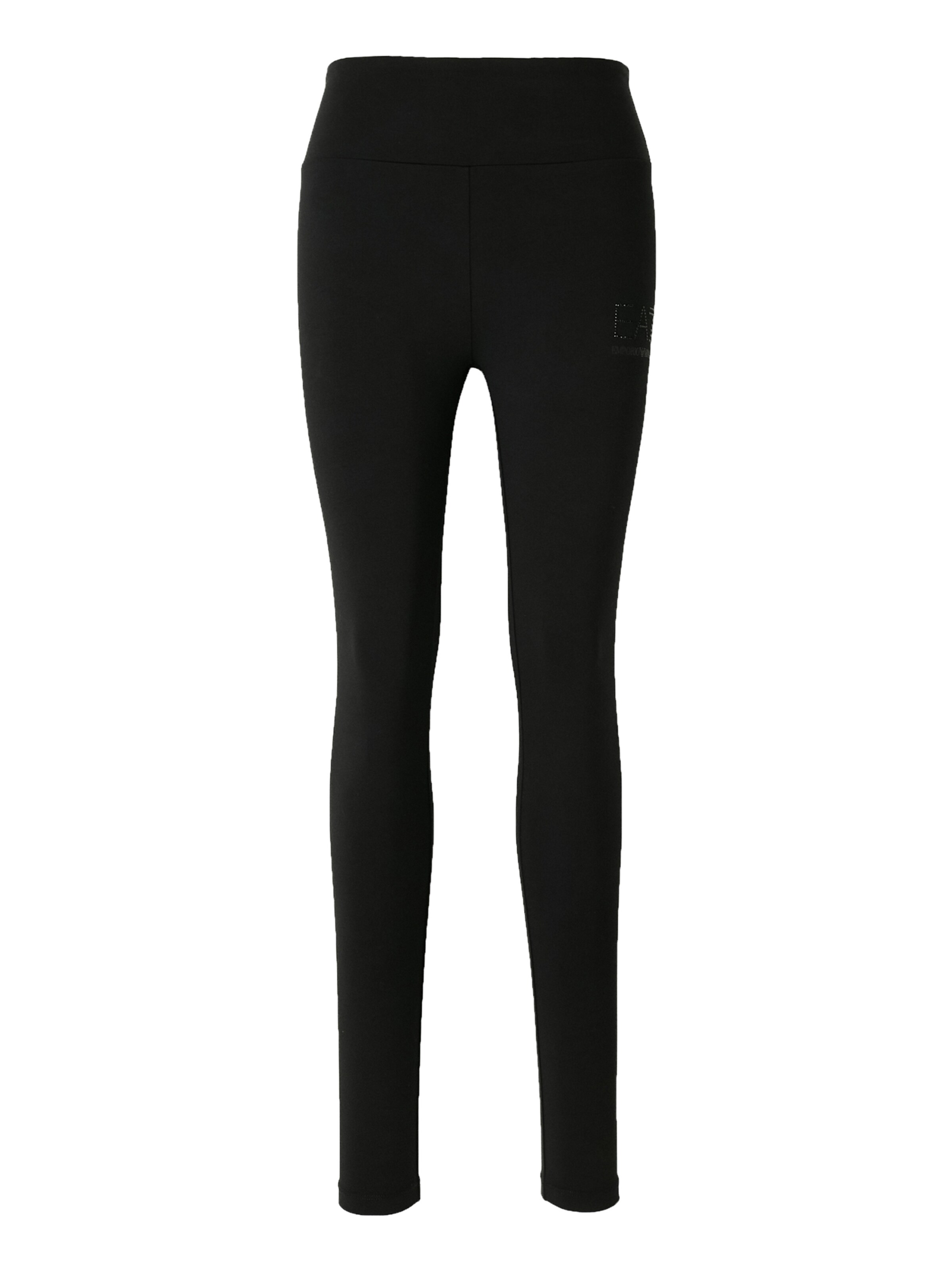 EA7 Emporio Armani Skinny Legíny - Čierna: predná strana