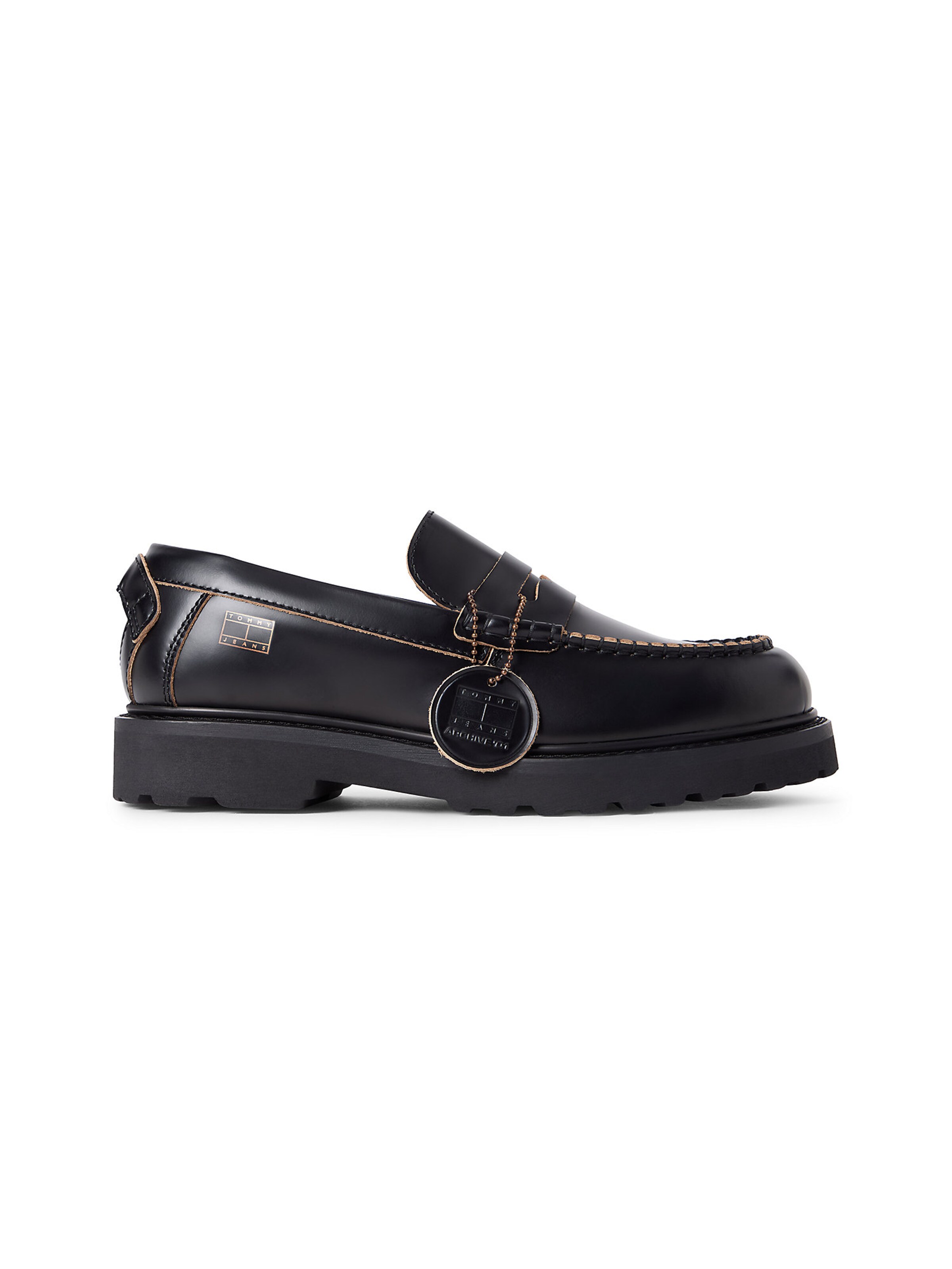 Tommy Jeans Mocassins in Zwart