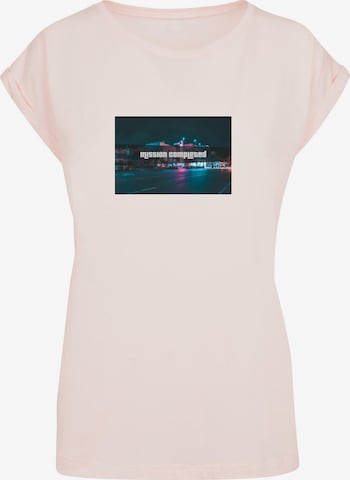 Merchcode T-Shirt 'Grand - Mission Completed' in Pink: predná strana