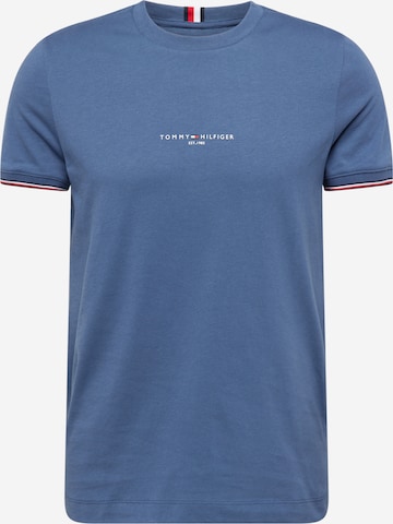 T-Shirt TOMMY HILFIGER en bleu : devant