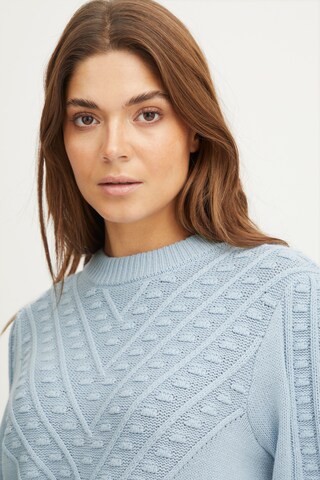 PULZ Jeans Pullover in Blau