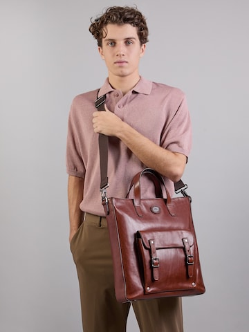 The Bridge Briefcase in Brown