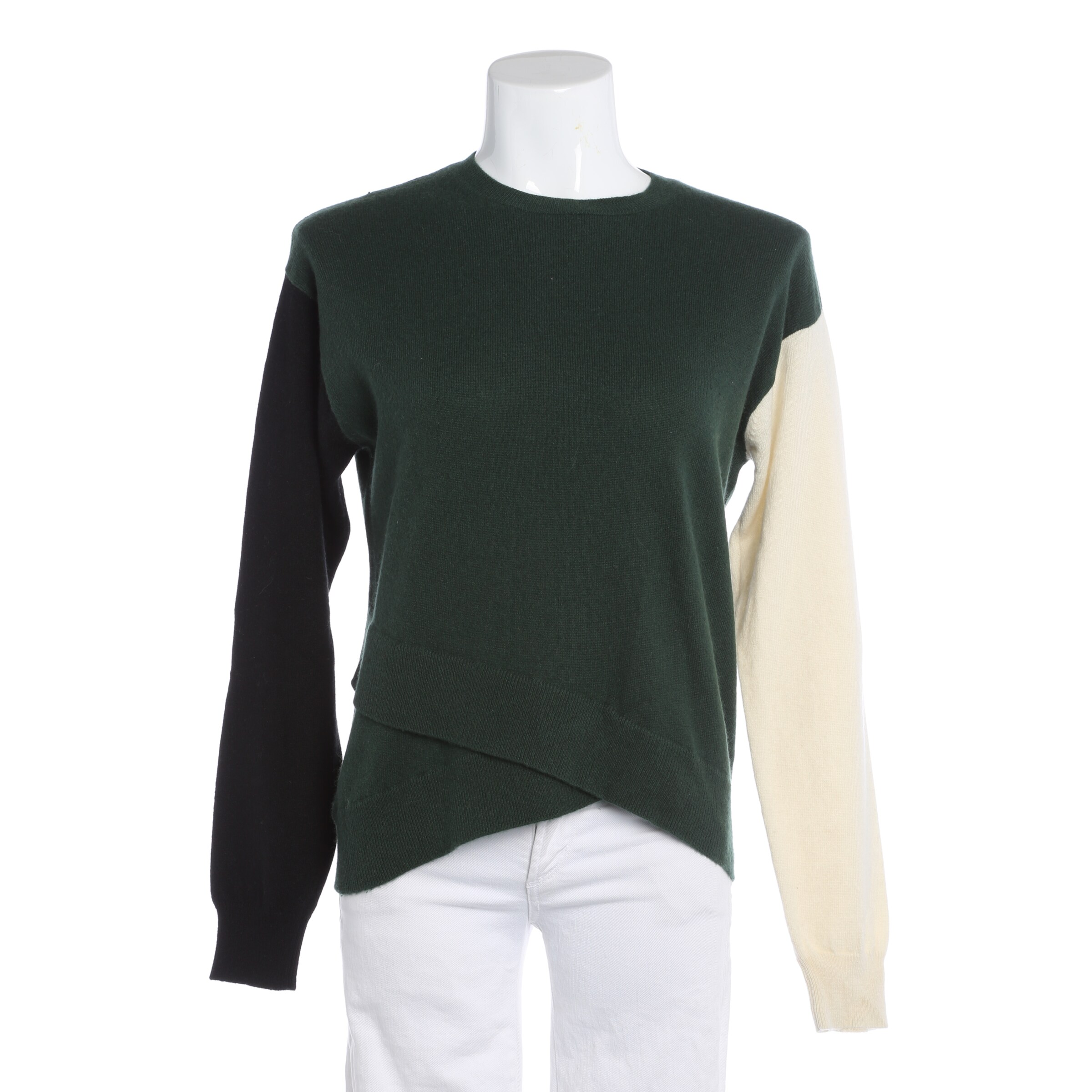 Allude Sweater & Cardigan in XS in Green: front