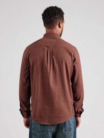 BLEND - Ajuste regular Camisa 'Burley' en marrón