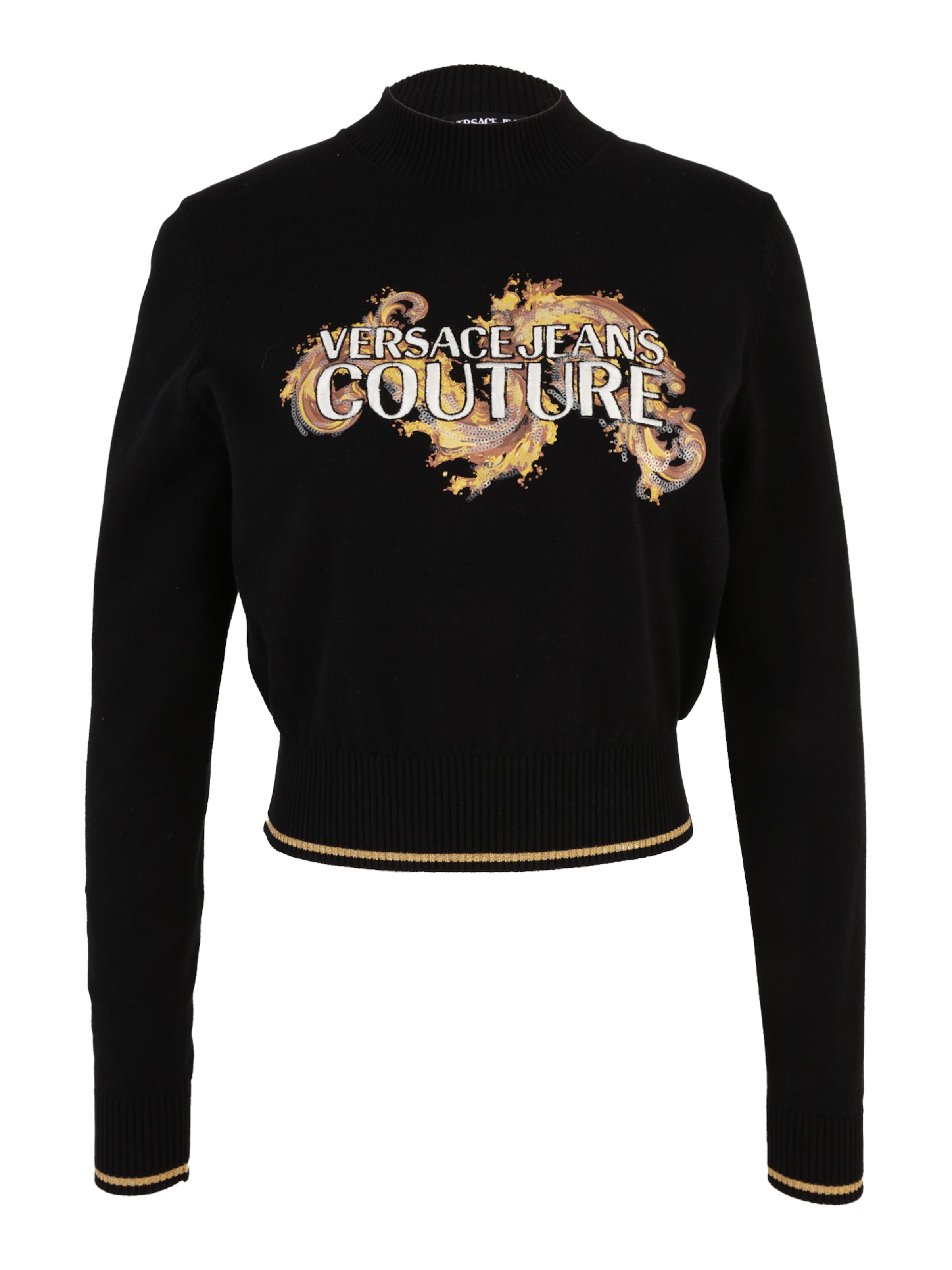 Versace Jeans Couture Pullover in Schwarz: Vorderseite