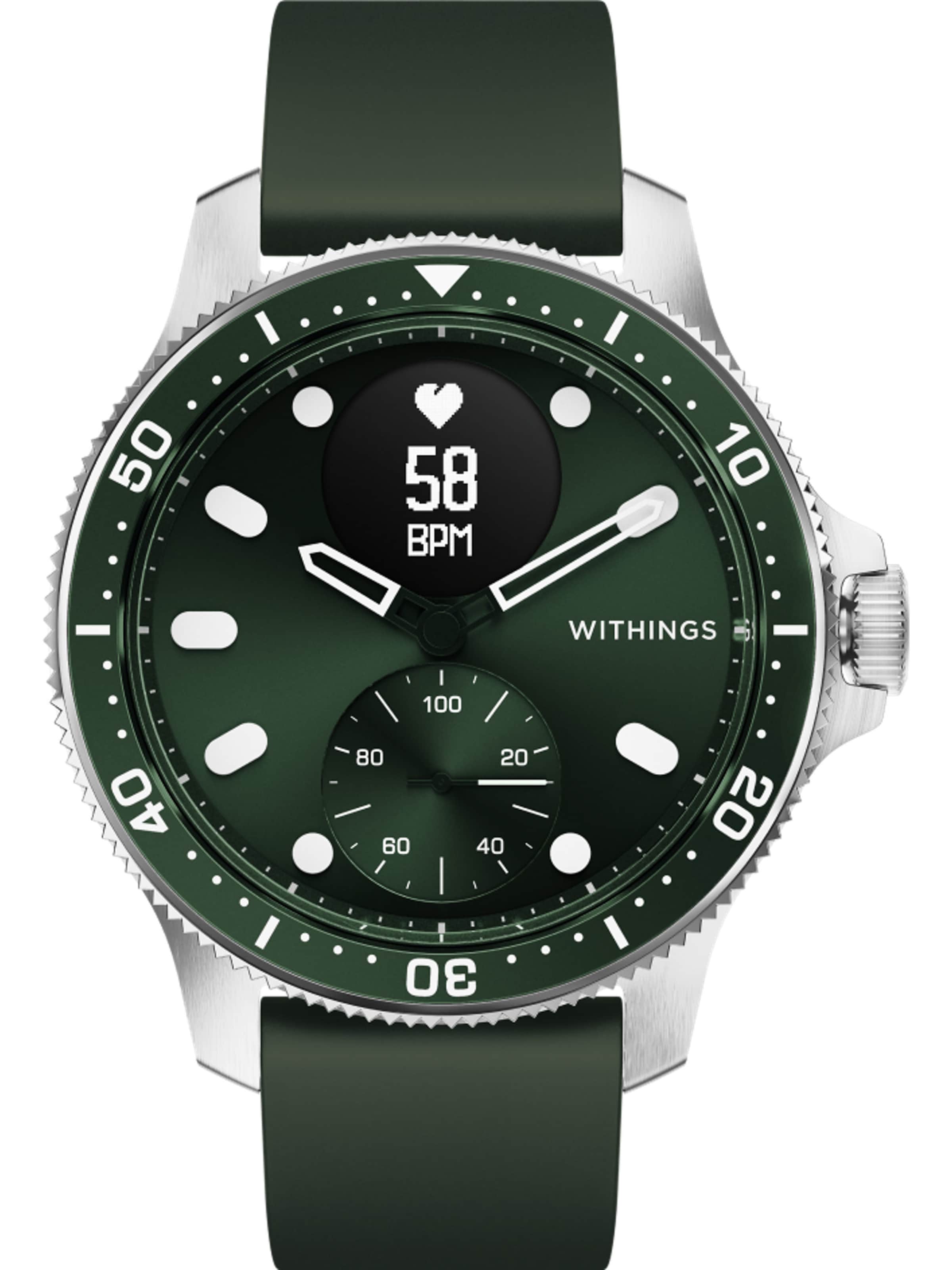 Withings Analoguhr in Silber