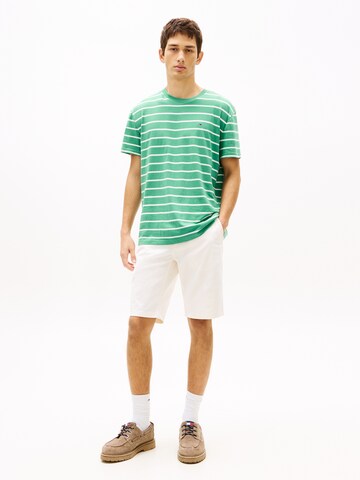 Tommy Jeans Regular Trousers 'SCANTON' in White