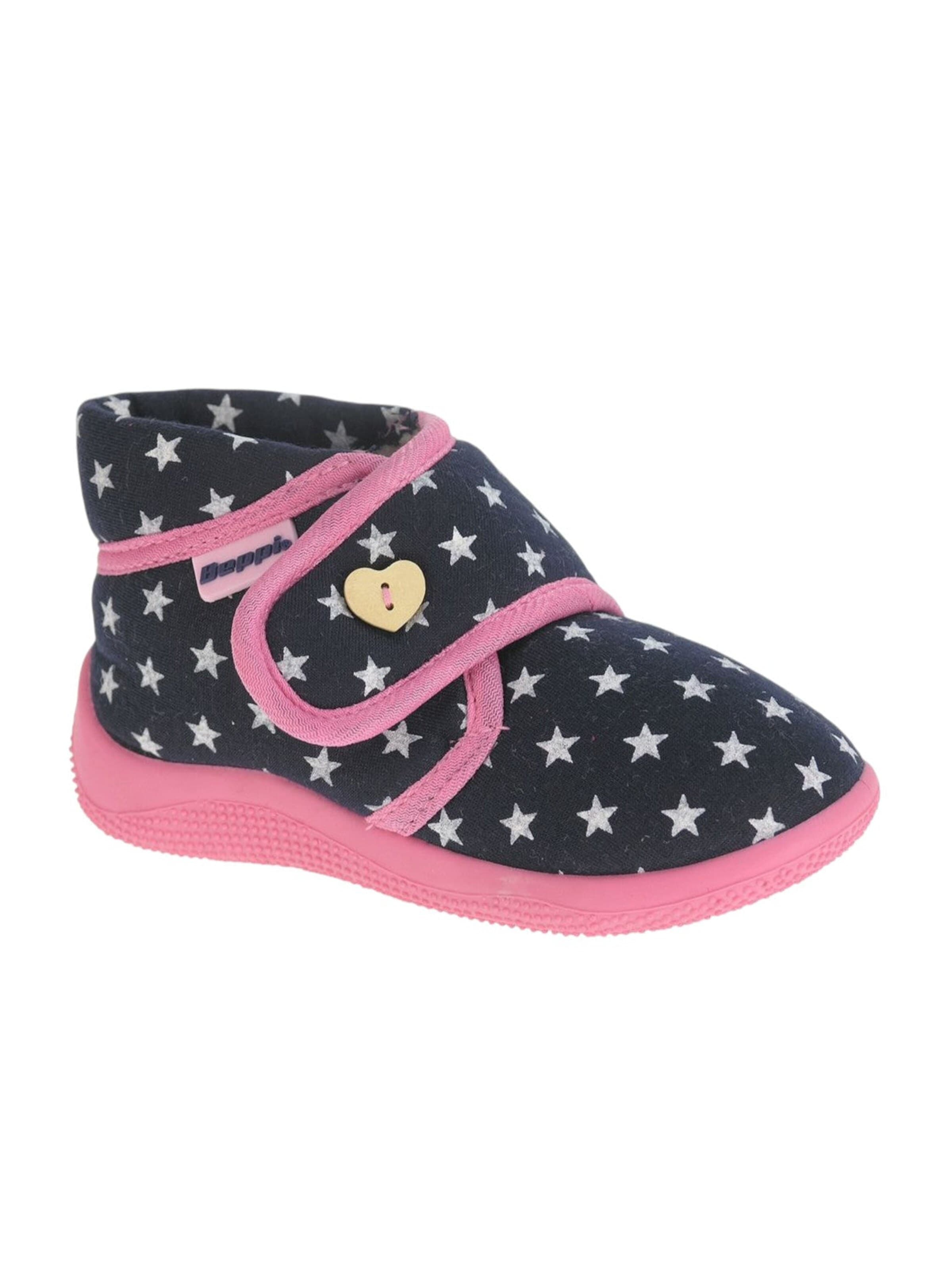 Beppi Hausschuh 'Indoor Shoe'‌‌‌‌‌ in Blau: Vorderseite