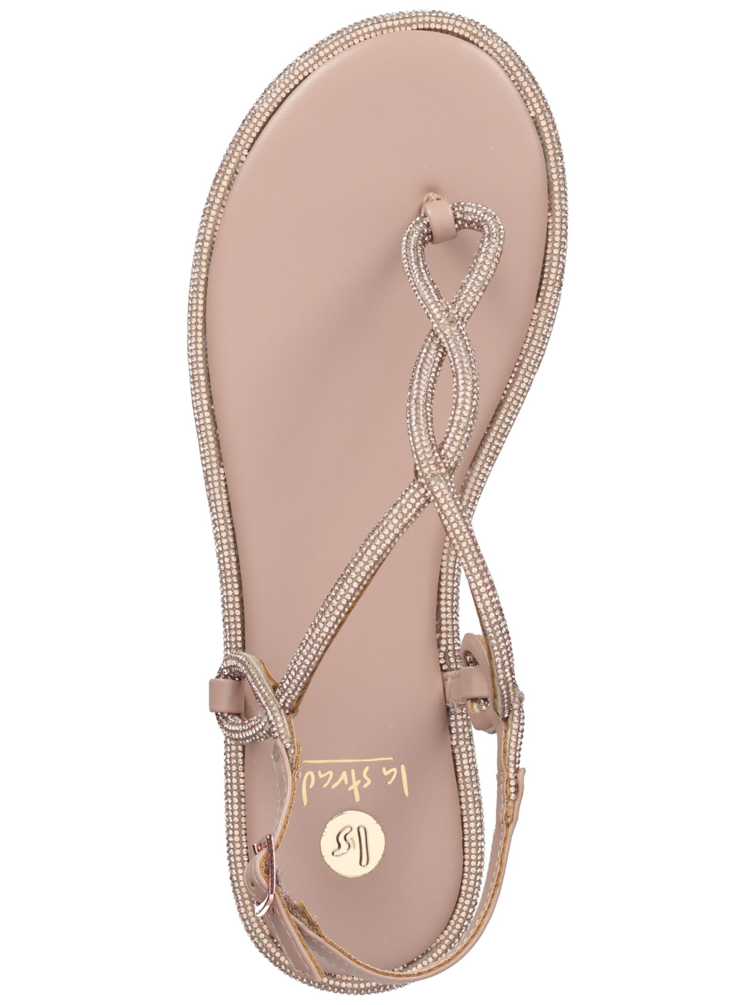 LA STRADA Teenslipper in Beige