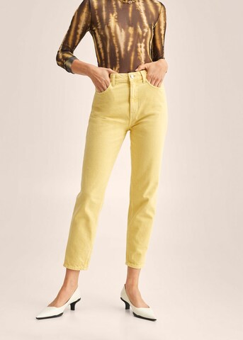 MANGO Jeans in Yellow: front