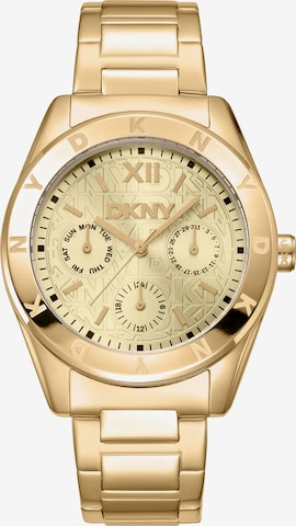 DKNY Quarzuhr 'Chambers Multi Sport' in Gold: Vorderseite