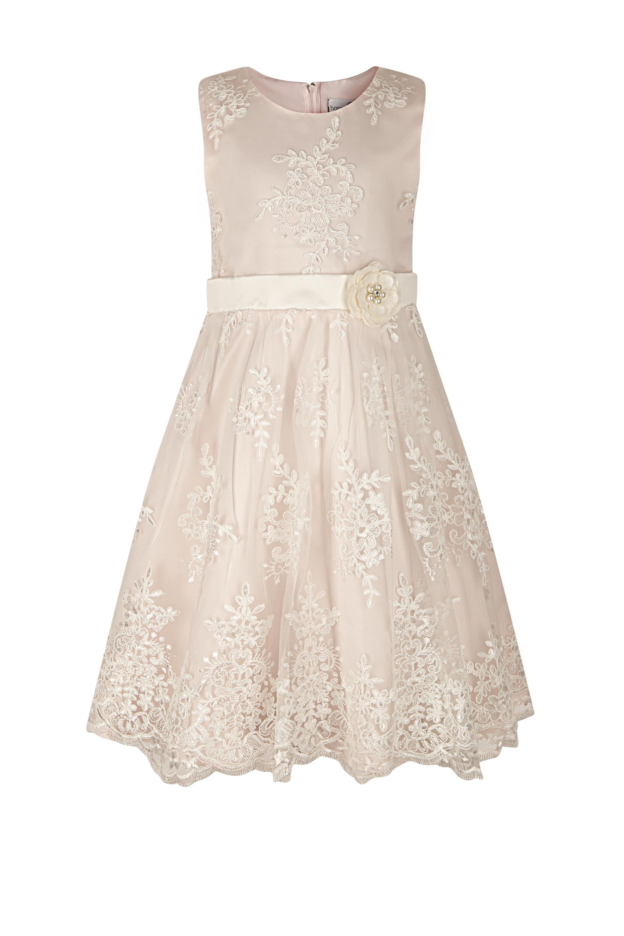 happy girls Klänning i rosa: framsida