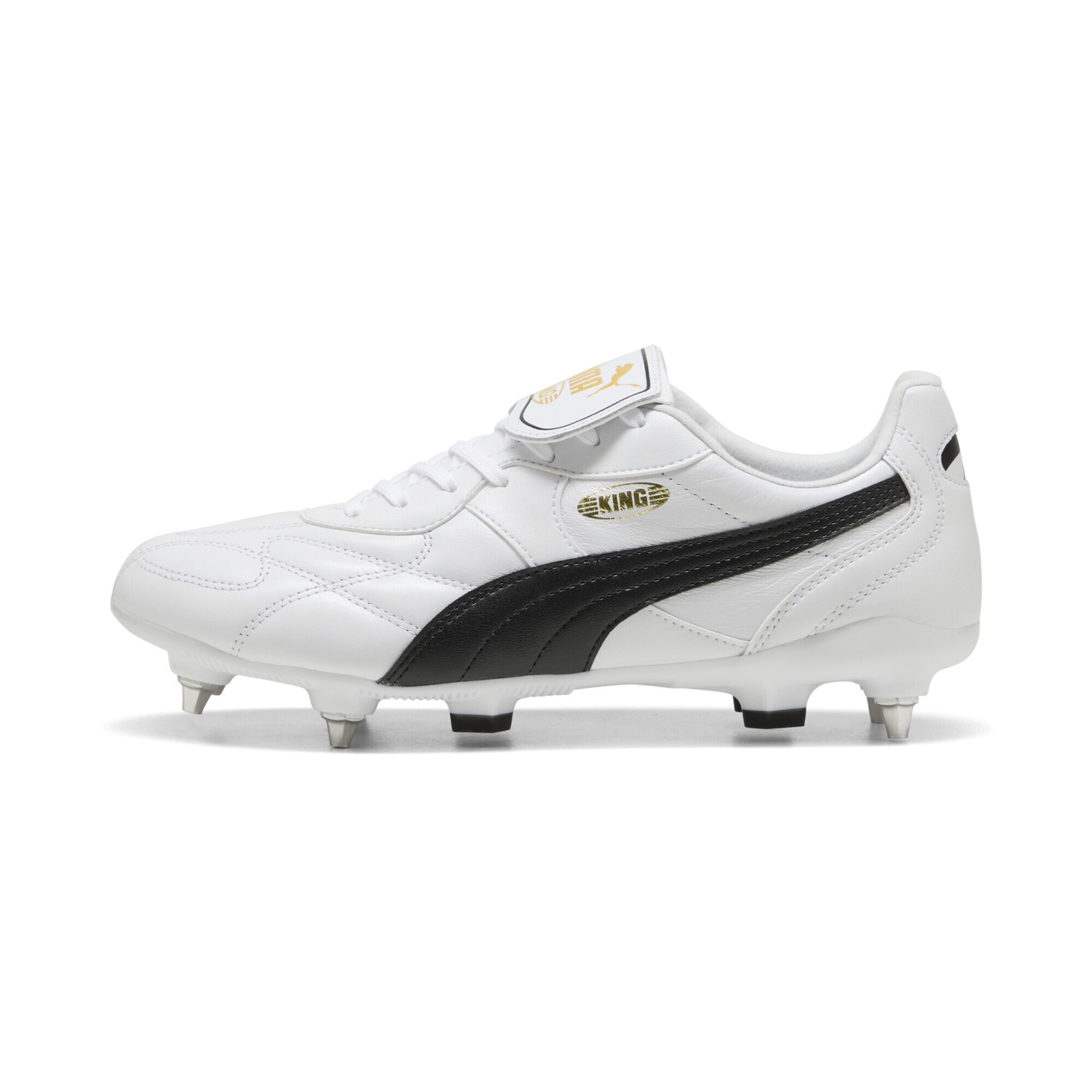 PUMA Soccer shoe 'King Top MxSG' in White: front