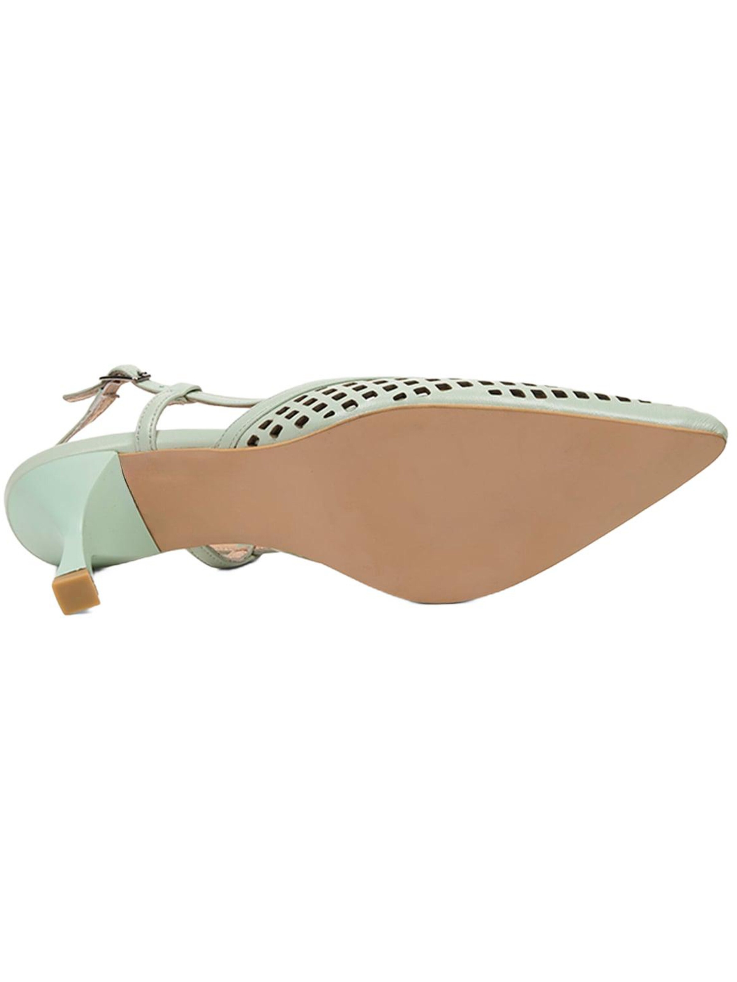Desa - Zapatos destalonado 'Pumps' en verde