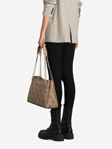 Sac bandoulière 'Eliette' GUESS en beige