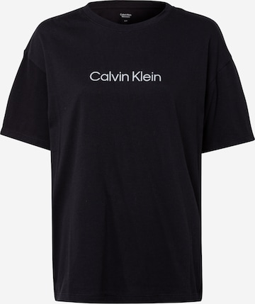 Calvin Klein Sport Shirt in Zwart: voorkant