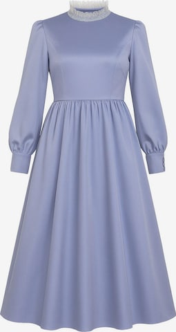 Robe de soirée MODAMIHRAM en bleu : devant