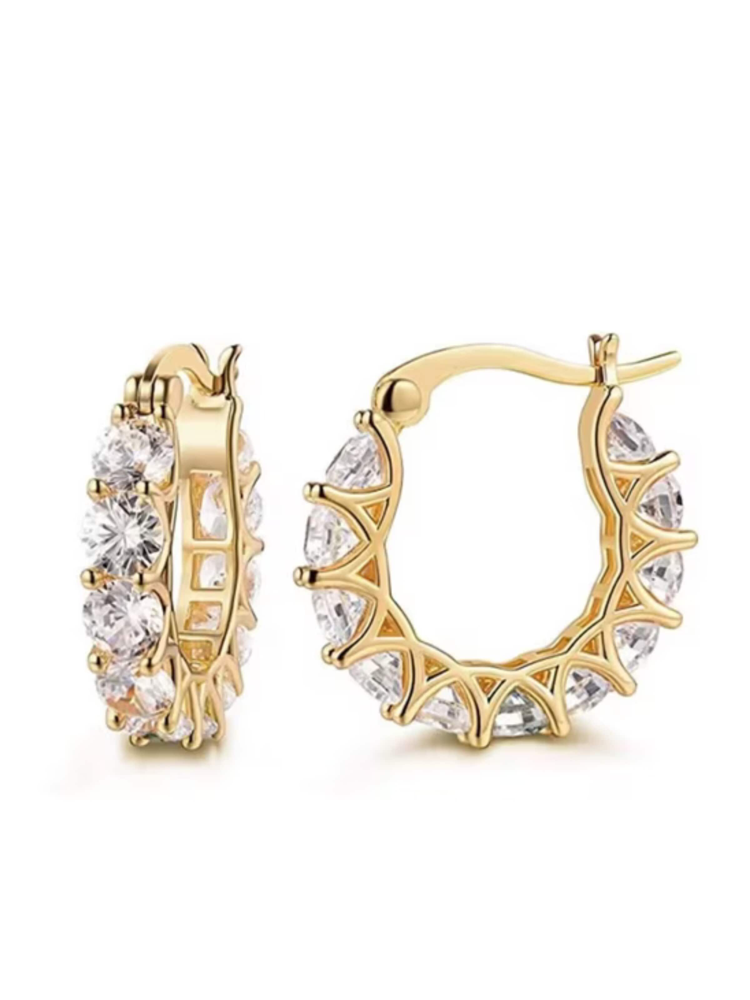 ROUGEMONT Jewellery Ohrringe in Gold: Vorderseite