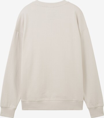 TOM TAILOR Sweatshirt in Beige