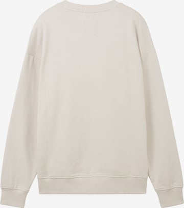 TOM TAILOR Sweatshirt in Beige