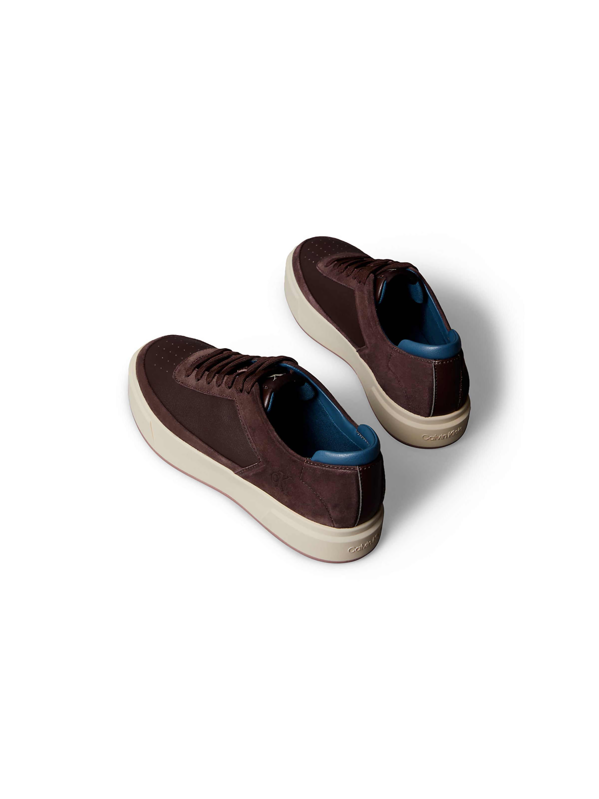 Calvin Klein Jeans Platform trainers in Brown