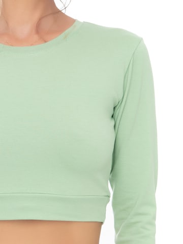 Evoni Funktionsshirt 'Bauchfrei'‌‌‌‌ in Grün