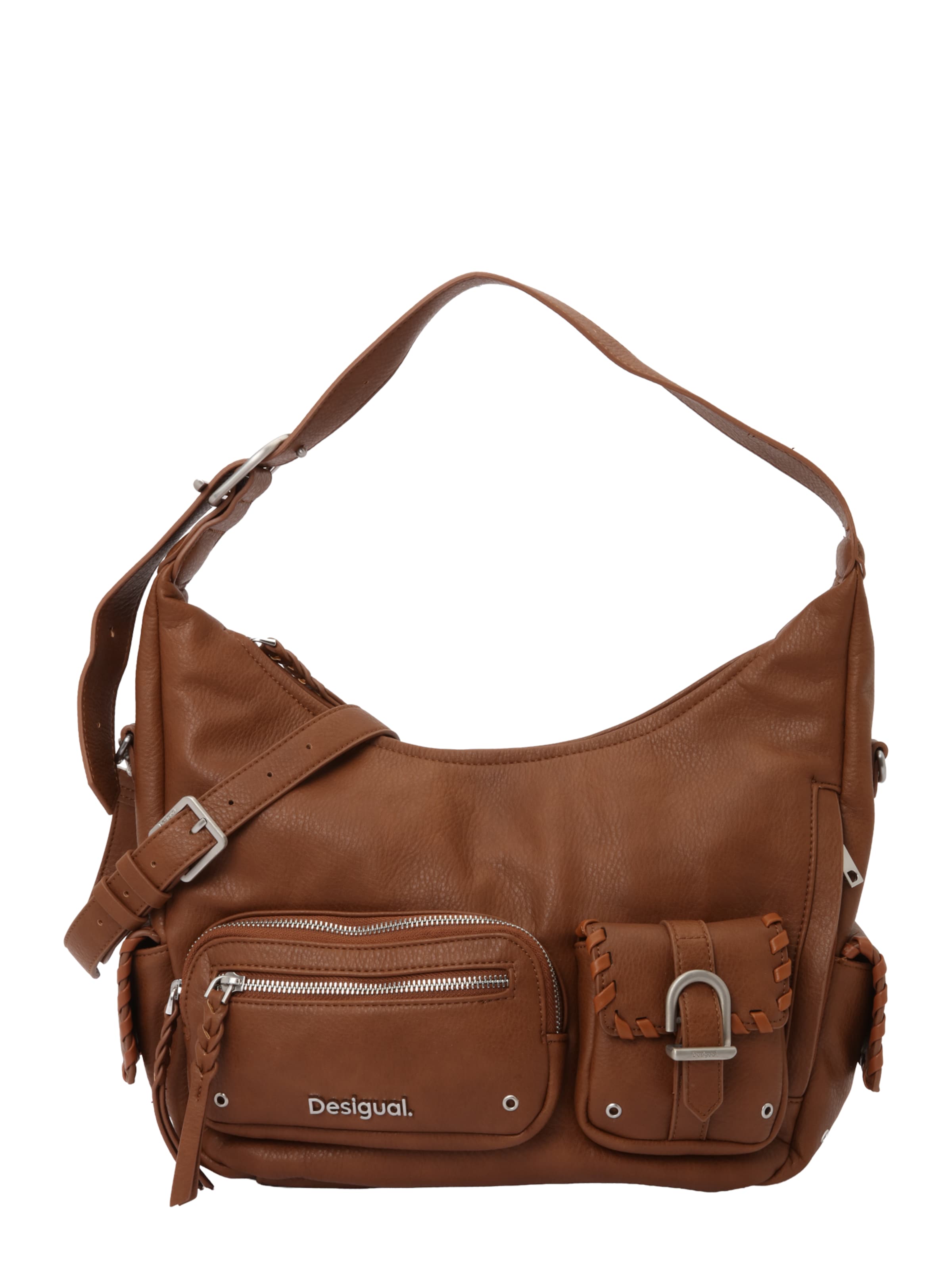 Desigual Schultertasche 'Omnia' in Braun: Vorderseite