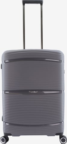 Saxoline Suitcase in Brown: front