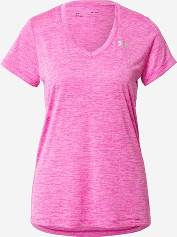 UNDER ARMOUR Functioneel shirt in Roze: voorkant