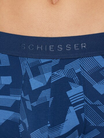 SCHIESSER Boksershorts i blå