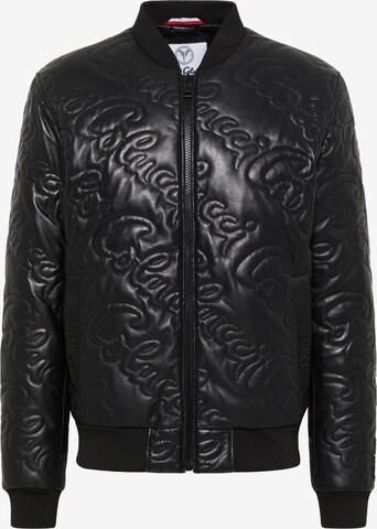 Carlo Colucci Winter Jacket 'Deco' in Black: front