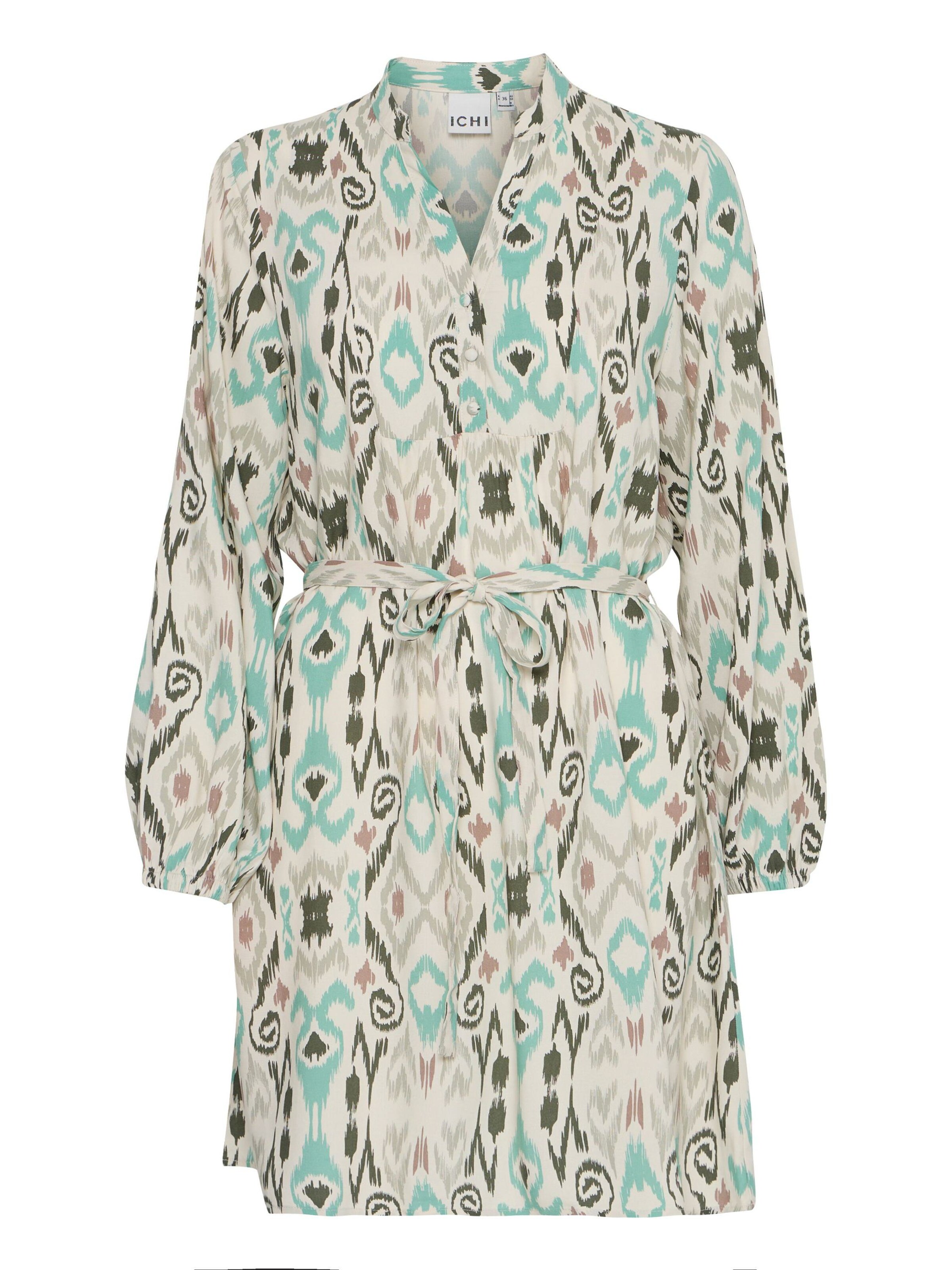 Robe-chemise 'Vera' ICHI en beige : devant