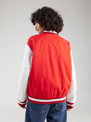 Tommy Jeans Zip-Up Hoodie in Red